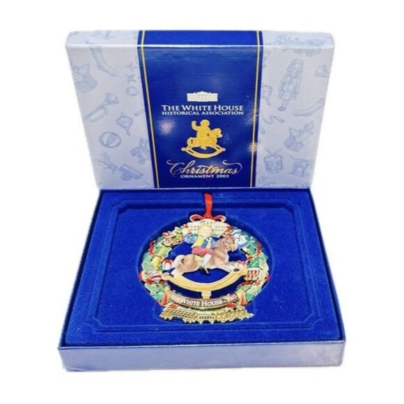 The White House 2003 Christmas Ornament Historical Association Rocking Horse - Picture 2 of 4